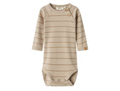 Lil Atelier pure cashmere striped bodysuit